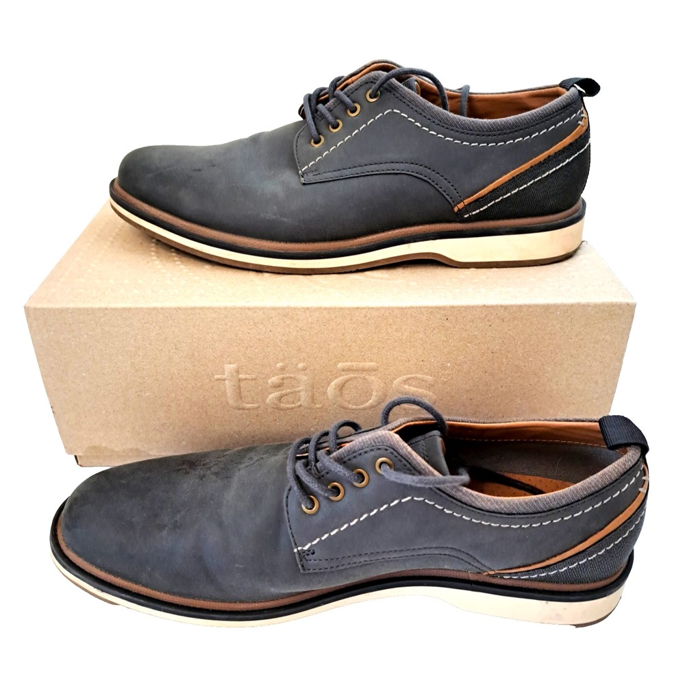 JF J Ferrar Men's 7M Bender Oxford‎ Lace Up Shoes Gray/Blue Classic Preppy